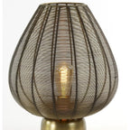 Lámpara sobremesa metal bronce envejecido Ø35x46 cm E27 - LLLS0304