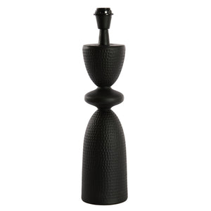 Lámpara sobremesa metal negro mate Ø13x54 cm E27 -LLLS0307