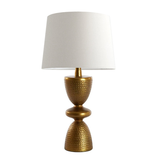 Lámpara sobremesa metal bronce envejecido Ø12x40 cm E27 - LLLS0308