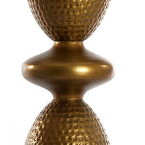 Lámpara sobremesa metal bronce envejecido Ø12x40 cm E27 - LLLS0308