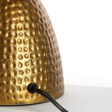 Cargar imagen en el visor de la galería, Lámpara sobremesa metal bronce envejecido Ø12x40 cm E27 - LLLS0308
