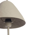 Lámpara sobremesa metal gris claro mate Ø25 x 50 cm E27 - LLLS0312
