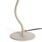 Lámpara sobremesa metal gris claro mate Ø25 x 50 cm E27 - LLLS0312
