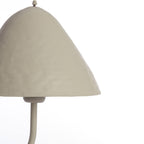 Lámpara sobremesa metal gris claro mate Ø25 x 50 cm E27 - LLLS0312
