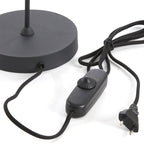 Lámpara de mesa metal negro Ø14X32 cm G9 - LLLS0326