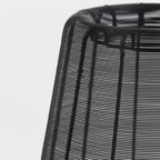Lámpara sobremesa metal negro Ø22x26cm E27 - LLLS0327