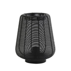 Lámpara sobremesa metal negro Ø22x26cm E27 - LLLS0327