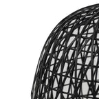 Lámpara sobremesa metal negro Ø32x28,5cm E27 - LLLS0335