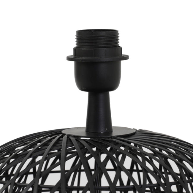 Lámpara sobremesa metal negro Ø32x28,5cm E27 - LLLS0335