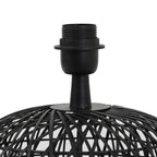 Lámpara sobremesa metal negro Ø32x28,5cm E27 - LLLS0335