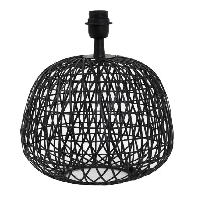 Lámpara sobremesa metal negro Ø32x28,5cm E27 - LLLS0335