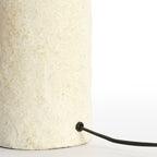 Lámpara papel maché crema Ø26x31 cm E27 - LLLS0337