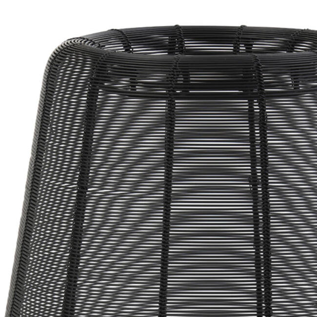 Lámpara sobremesa metal negro Ø29x31,5 cm E27 - LLLS0338