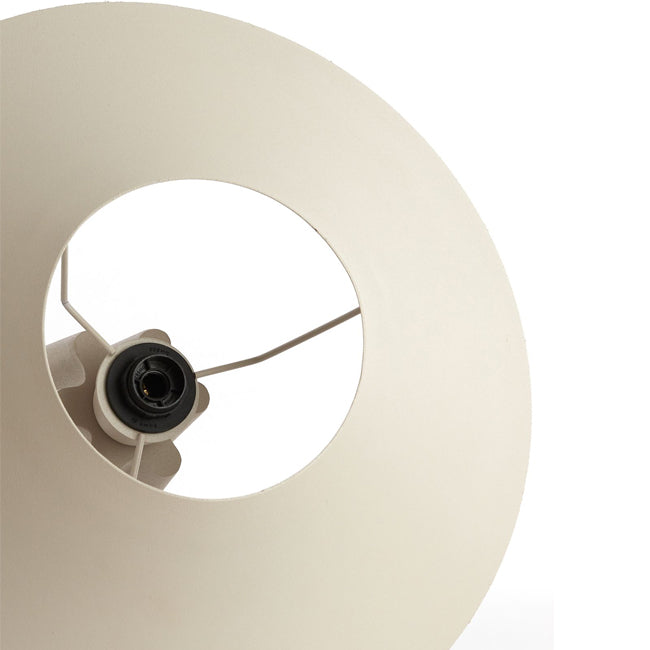 Lámpara sobremesa metal crema mate Ø38x49 cm E14 - LLLS0340