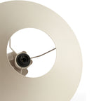 Lámpara sobremesa metal crema mate Ø38x49 cm E14 - LLLS0340