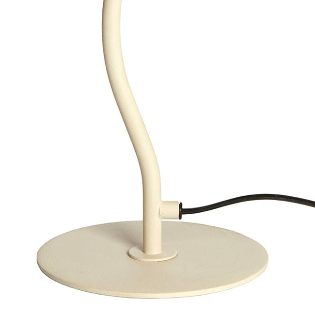 Lámpara sobremesa metal crema mate Ø25 x 50 cm E27 - LLLS0348