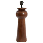 Lámpara de madera natural Ø19x45cm E27 - LLLS0350