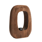 Lámpara de mesa madera marrón chocolate 24x8x30 cm  E27 - LLLS0353
