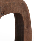Lámpara de mesa madera marrón chocolate 24x8x30 cm  E27 - LLLS0353