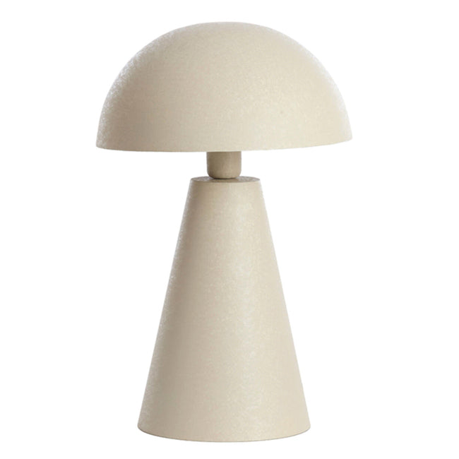 Lámpara de mesa Ø31x49 cm SURRINA gris claro mate - LLLS0359