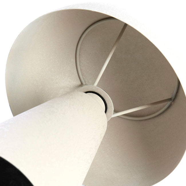Lámpara de mesa Ø31x49 cm SURRINA gris claro mate - LLLS0359