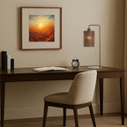 Lámpara de mesa metal textil marrón oscuro 16x28x59,5 cm E27 - LLLS0361