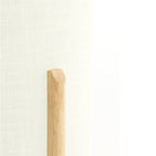 Lámpara de mesa madera natural lino blanco Ø28x44 cm - LLLS0365