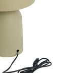 Lámpara de mesa metal verde mate gris  Ø31x48 cm  - LLLS0367