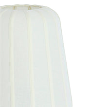 Cargar imagen en el visor de la galería, Lámpara de mesa metal estampado madera marrón oscuro blanco Ø30x41,5 cm  - LLLS0370
