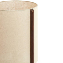 Cargar imagen en el visor de la galería, Lámpara de mesa Ø35x58 cm marrón oscuro+lino natural - LLLS0372
