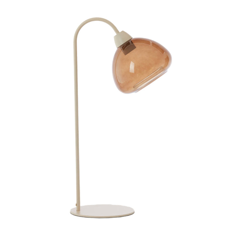 Lámpara de mesa metal arena vidrio marrón Ø20x61 cm  E27 - LLLS0373