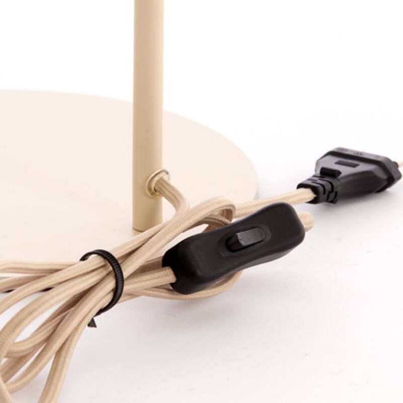 Lámpara de mesa metal arena vidrio marrón Ø20x61 cm  E27 - LLLS0373