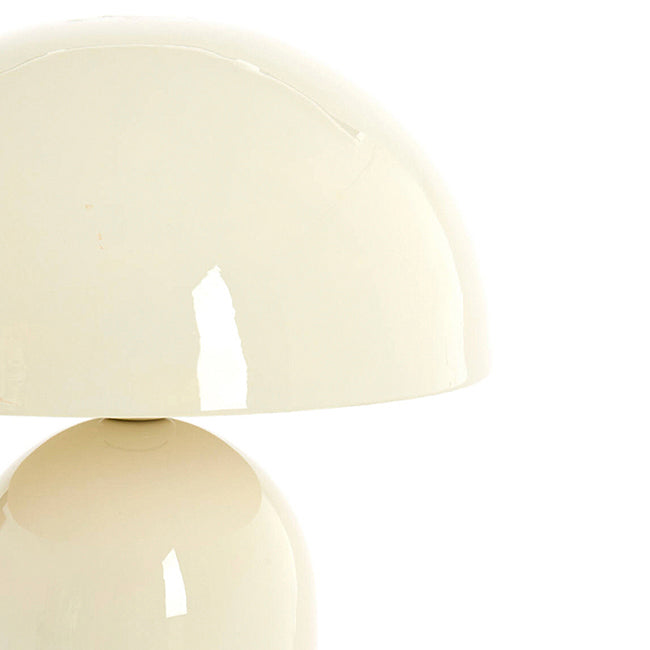 Lámpara de mesa metal  crema brillante  Ø23x35 cm E27 - LLLS0374
