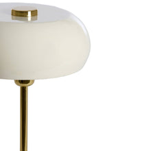 Cargar imagen en el visor de la galería, Lámpara de mesa metal oro crema brillante  Ø26x47 cm  E27 - LLLS0375
