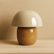 Cargar imagen en el visor de la galería, Lámpara de mesa metal arena marrón Ø30x34 cm E27 - LLLS0379
