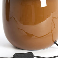 Cargar imagen en el visor de la galería, Lámpara de mesa metal arena marrón Ø30x34 cm E27 - LLLS0379
