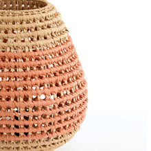 Cargar imagen en el visor de la galería, Lámpara de mesa madera natural ratán natural terra Ø32x34,5 cm E27  - LLLS0380
