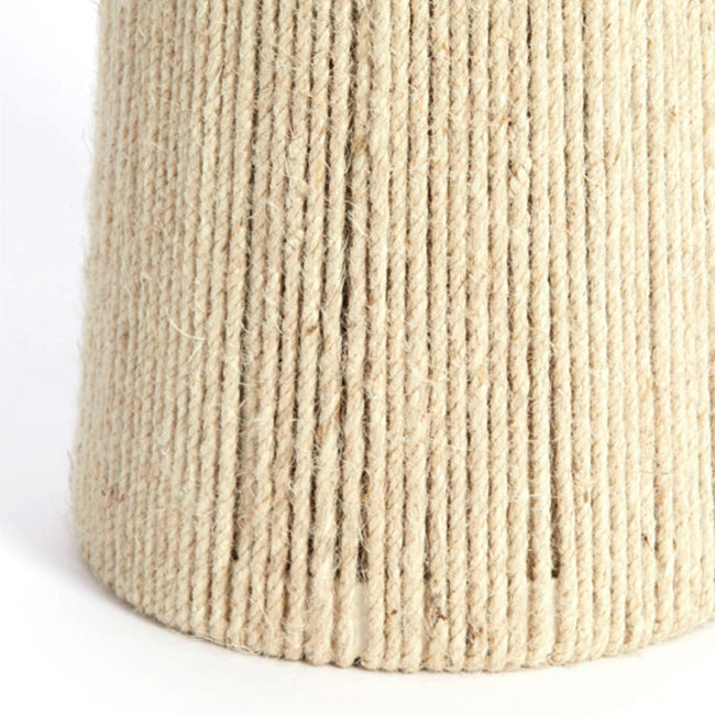 Lámpara de mesa yute crema Ø21,5x54,5 cm E27 - LLLS0381