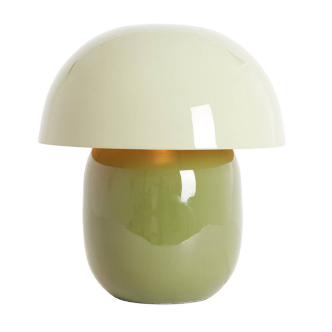 Lámpara de mesa metal verde oliva verde claro Ø30x34 cm E27 - LLLS0385