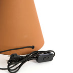Lámpara de mesa metal naranja mate Ø26x41 cm  E27 - LLLS0388