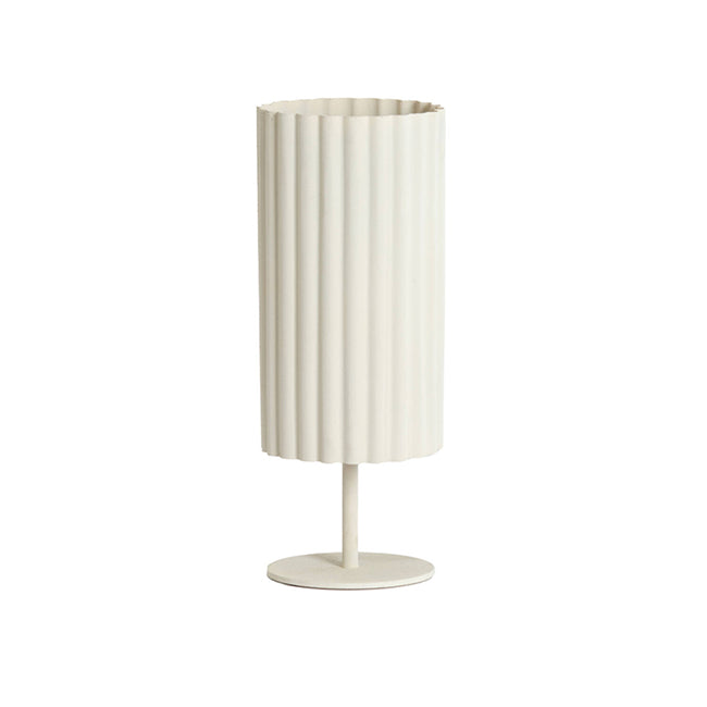 Lámpara de mesa Ø16x42 cm crema - LLLS0389