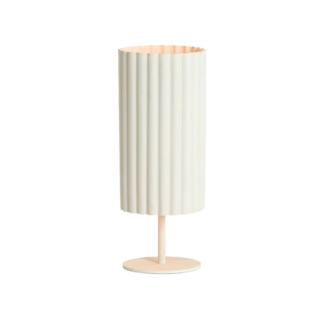 Lámpara de mesa Ø16x42 cm crema - LLLS0389