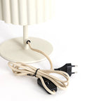 Lámpara de mesa Ø16x42 cm crema - LLLS0389