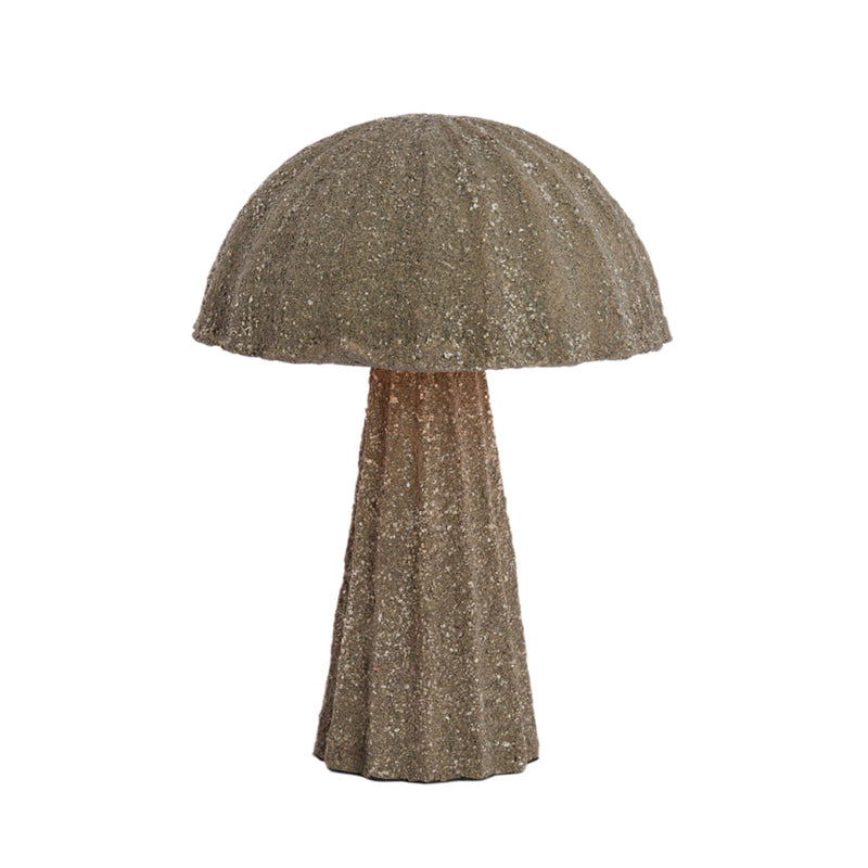 Lámpara de mesa papel mache marrón oscuro Ø28,5x60 cm E27 -  LLLS0392