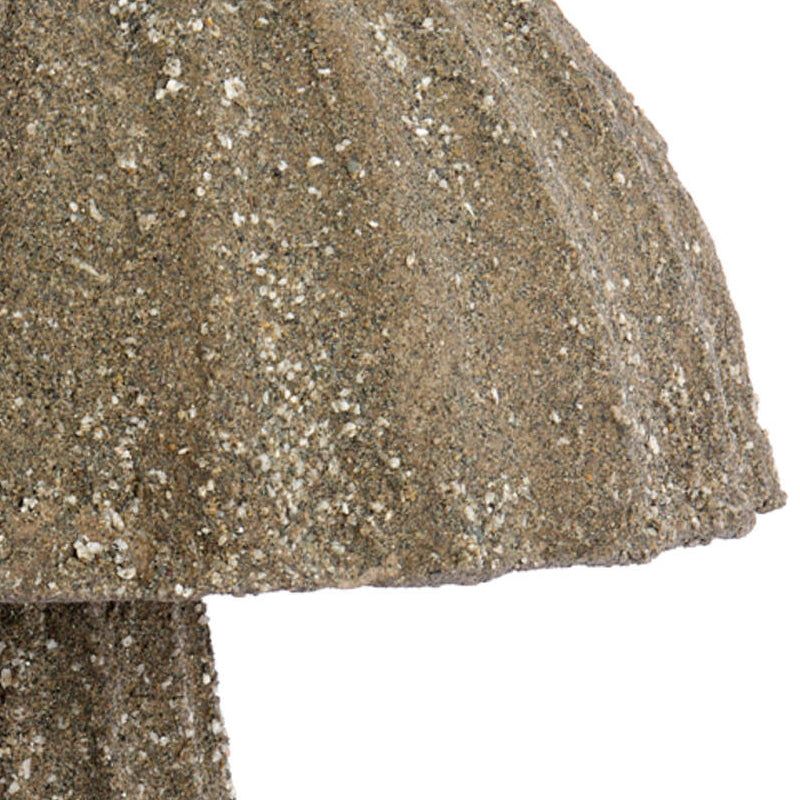 Lámpara de mesa papel mache marrón oscuro Ø28,5x60 cm E27 -  LLLS0392