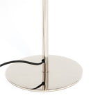 Lámpara de mesa metal níquel brillante  Ø26x47 cm  E27 - LLLS0393