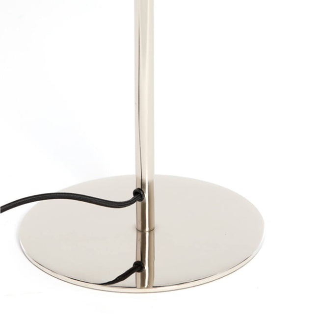 Lámpara de mesa metal níquel brillante  Ø26x47 cm  E27 - LLLS0393