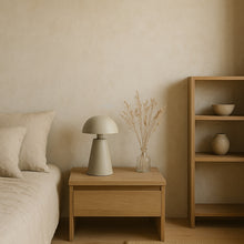 Cargar imagen en el visor de la galería, Lámpara de mesa Ø26x41 cm gris claro mate E27 - LLLS0394
