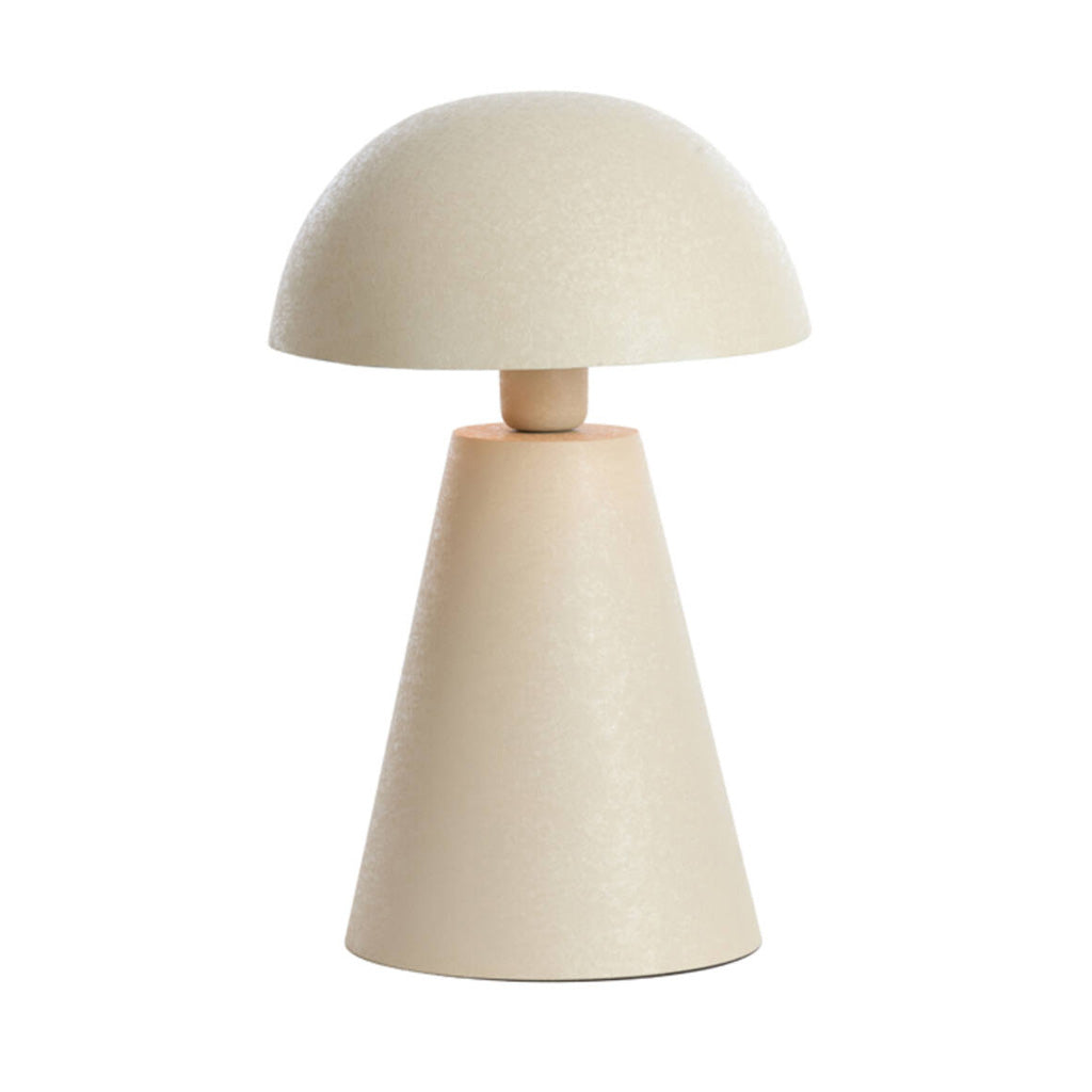 Lámpara de mesa Ø26x41 cm gris claro mate E27 - LLLS0394