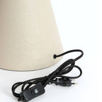 Lámpara de mesa Ø26x41 cm gris claro mate E27 - LLLS0394